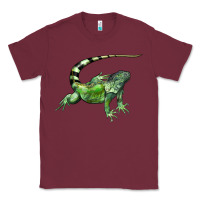 Burgundy İguana Classic Tee - LillyAllenDesigns