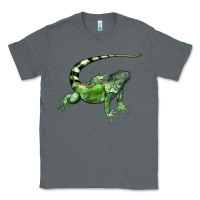 Charcoal Heather İguana Classic Tee - LillyAllenDesigns