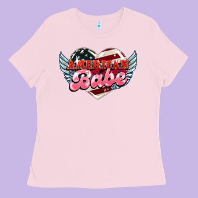 American Babe Ladies Tee Designed By Nancycooperartshop