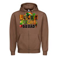 Chestnut lucky teacher squad Zipper Hoodie - FaDigitalArtStudio