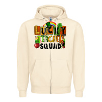 Sandshell lucky teacher squad Zipper Hoodie - FaDigitalArtStudio