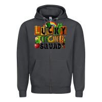 Smoke lucky teacher squad Zipper Hoodie - FaDigitalArtStudio
