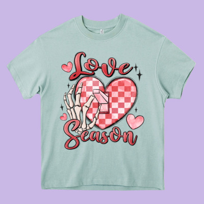 Love Season Heavy Core Tee Designed By Maliassmallbusiness