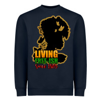 Navy Living free-ish since 1865 Heavyweight Sweatshirt - HowdyJamesFarm