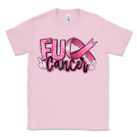 Bubblegum Pink Fu*ck Cancer Classic Tee - RanaPortraitStore