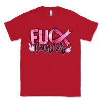 Red Fu*ck Cancer Classic Tee - RanaPortraitStore