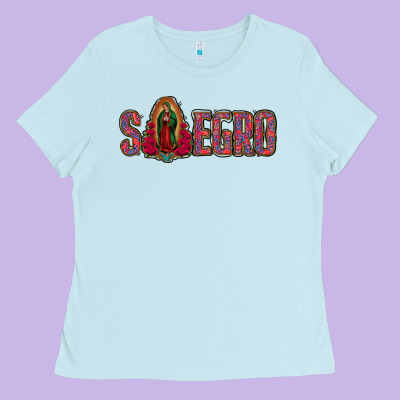 Suegro Our Lady Of Guadalupe Ladies Tee Designed By Jasminsmagicworld