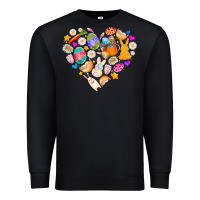 Black Easter Love Premium Sweatshirt - CowhideDigitalArt