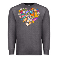 Charcoal Heather Easter Love Premium Sweatshirt - CowhideDigitalArt
