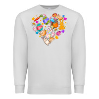 Dove Grey Easter Love Premium Sweatshirt - CowhideDigitalArt