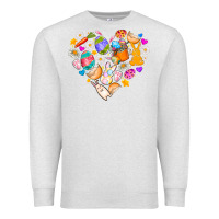 Oatmeal Heather Easter Love Premium Sweatshirt - CowhideDigitalArt