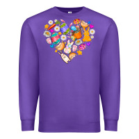 Purple Easter Love Premium Sweatshirt - CowhideDigitalArt