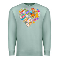 Seafoam Easter Love Premium Sweatshirt - CowhideDigitalArt