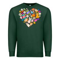 Sports Green Easter Love Premium Sweatshirt - CowhideDigitalArt