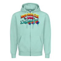 Seafoam Normalize our differences Autism Zipper Hoodie - FaDigitalArtStudio