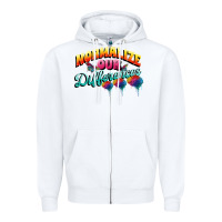 White Normalize our differences Autism Zipper Hoodie - FaDigitalArtStudio