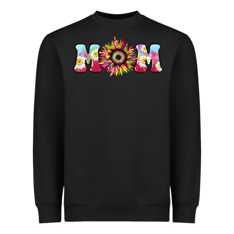 Tie Dye Sunflower Mom Mother's Day Heavyweight Sweatshirt by HowdyJamesFarm | Teevron