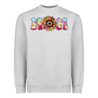 Heather Grey Tie dye sunflower Mom Mother's Day Heavyweight Sweatshirt - HowdyJamesFarm