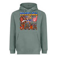 Sage football mama Heavyweight Hoodie - CowhideDigitalArt