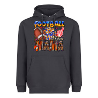 Smoke football mama Heavyweight Hoodie - CowhideDigitalArt
