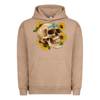 Pigment Burro skull flowers and gemstone Urban Hoodie - Artiststas