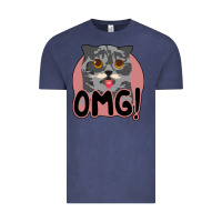 Vintage Denim omg cat Vintage Tee - Bettercallsaul