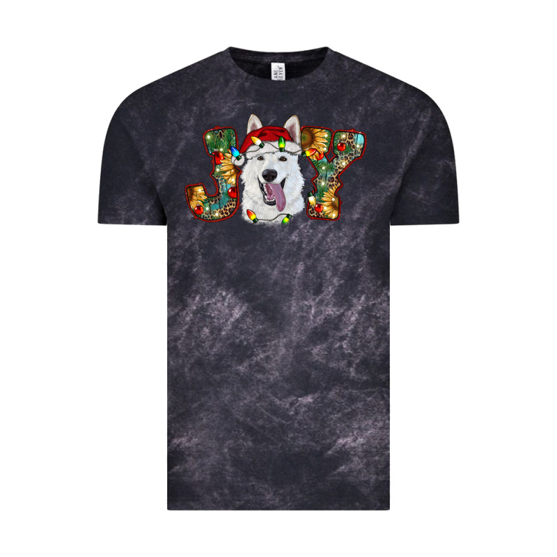 White Shepherd Christmas Joy Vintage Tee by RanaPortraitStore | Teevron