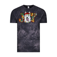 Cloud Black white shepherd christmas joy Vintage Tee - RanaPortraitStore