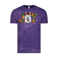 Cloud Purple white shepherd christmas joy Vintage Tee - RanaPortraitStore