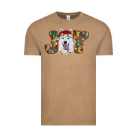 Vintage Coffee white shepherd christmas joy Vintage Tee - RanaPortraitStore