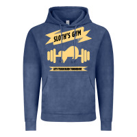 Sloth S Gym Vintage Hoodie | Teevron