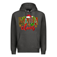 Charcoal Heather Christmas Nana Claus Mother's Day Premium Hoodie - FaDigitalArtStudio