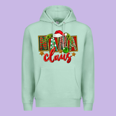 Christmas Nana Claus Mother's Day Premium Hoodie Designed By Fadigitalartstudio