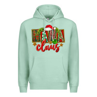 Seafoam Christmas Nana Claus Mother's Day Premium Hoodie - FaDigitalArtStudio