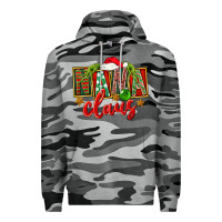 Slate Camo Christmas Nana Claus Mother's Day Premium Hoodie - FaDigitalArtStudio