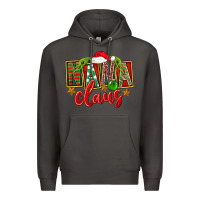 Smoke Christmas Nana Claus Mother's Day Premium Hoodie - FaDigitalArtStudio