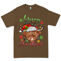 Cacao merry christmas cow Premium Tee - MaliasSmallBusiness