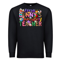 Black Every Bunny Favorite Teacher Easter Premium Sweatshirt - CowhideDigitalArt