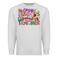 Dove Grey Every Bunny Favorite Teacher Easter Premium Sweatshirt - CowhideDigitalArt