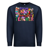 Navy Every Bunny Favorite Teacher Easter Premium Sweatshirt - CowhideDigitalArt