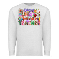 Oatmeal Heather Every Bunny Favorite Teacher Easter Premium Sweatshirt - CowhideDigitalArt