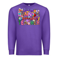 Purple Every Bunny Favorite Teacher Easter Premium Sweatshirt - CowhideDigitalArt