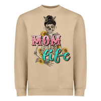 Mushroom Mom life with skull Mother's Day Heavyweight Sweatshirt - CowGirlArtShop