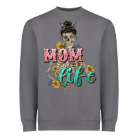Storm Mom life with skull Mother's Day Heavyweight Sweatshirt - CowGirlArtShop