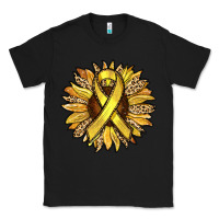 Black Child Cancer Awareness Sunflower Classic Tee - RanaPortraitStore
