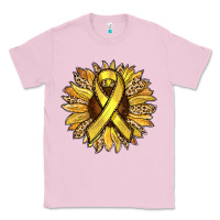 Bubblegum Pink Child Cancer Awareness Sunflower Classic Tee - RanaPortraitStore