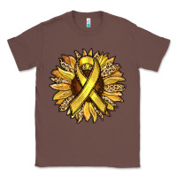 Chestnut Child Cancer Awareness Sunflower Classic Tee - RanaPortraitStore
