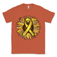 Copper Child Cancer Awareness Sunflower Classic Tee - RanaPortraitStore