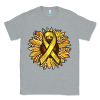 Heather Grey Child Cancer Awareness Sunflower Classic Tee - RanaPortraitStore