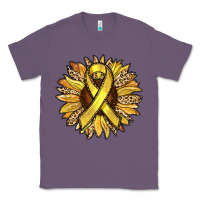 Lavender Child Cancer Awareness Sunflower Classic Tee - RanaPortraitStore